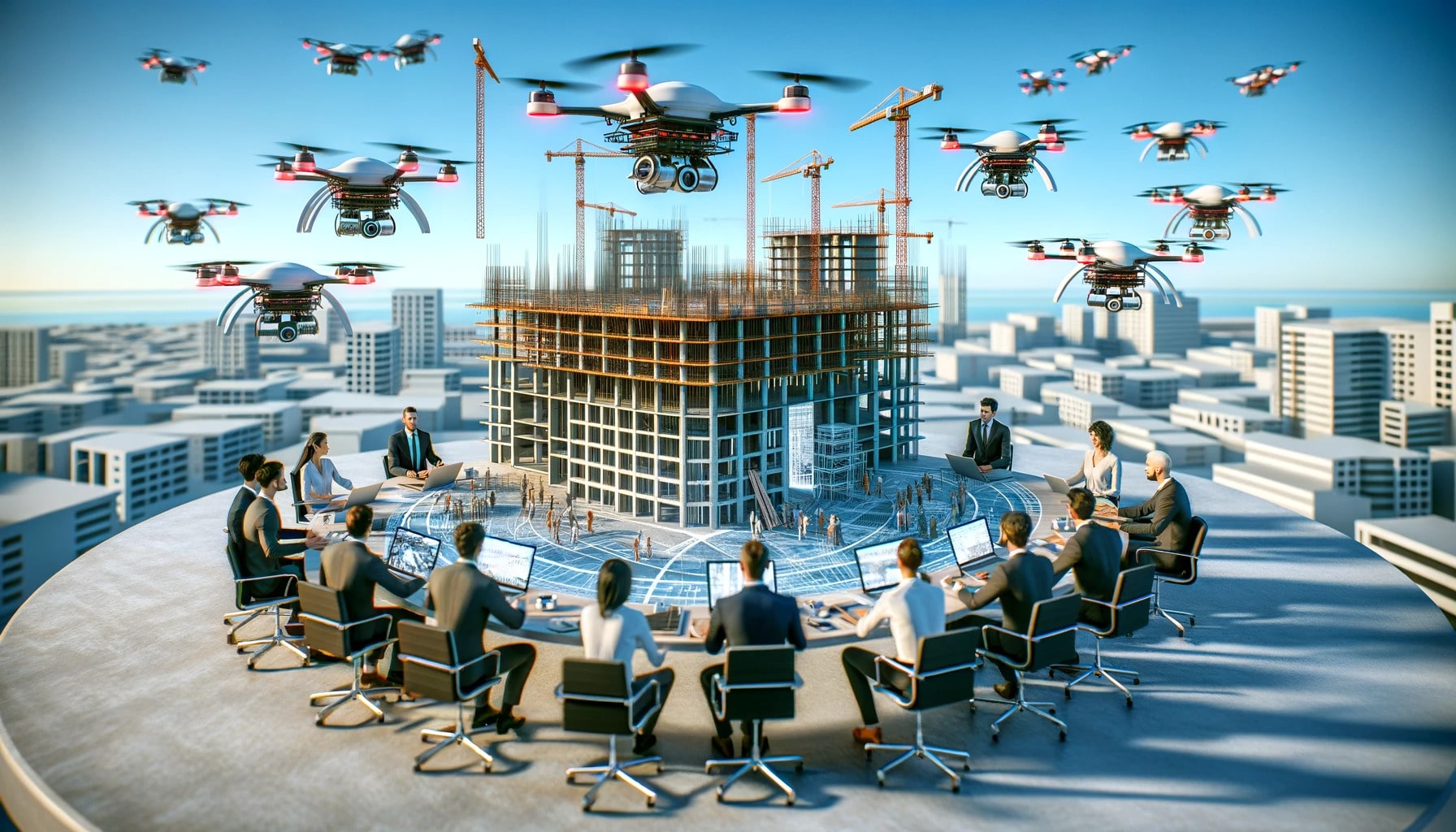 Utilisation de Drones pour la Visualisation Architecturale en 3D